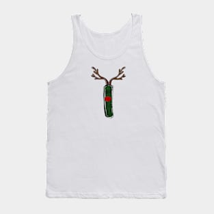 Letter I - Christmas Letter Tank Top